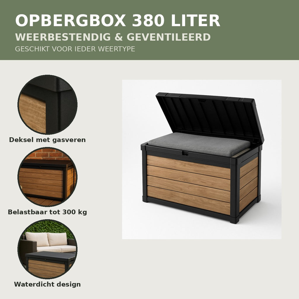 Opbergbox met geopend deksel