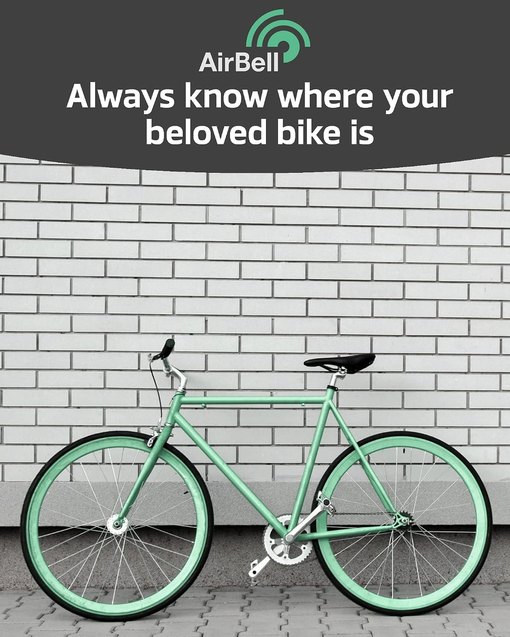 Bell-Trace™ Fietsbel met Verborgen Trackerhouder – Anti-Diefstal