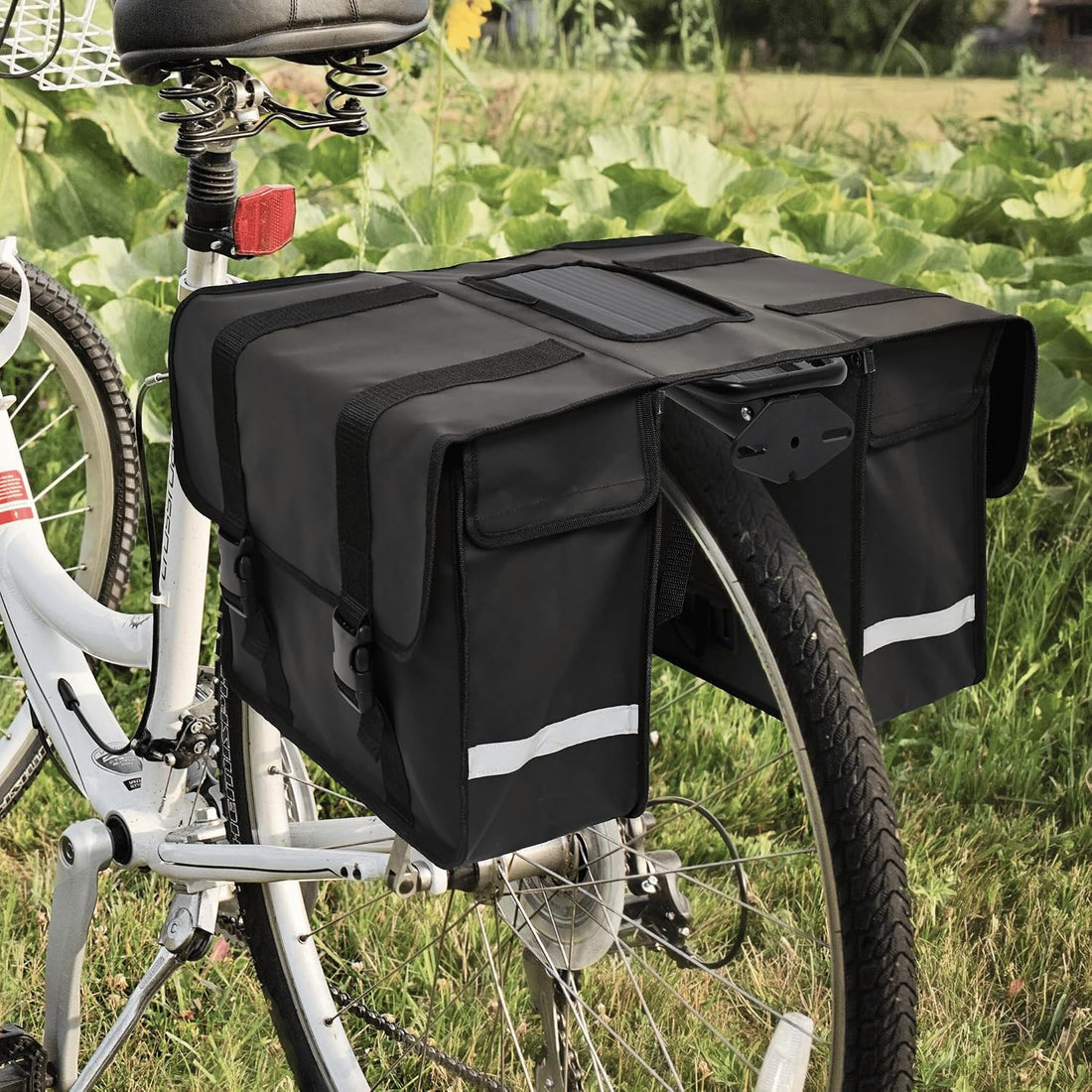 Twin-Load™ Dubbele Fietstas 40L – 100% Waterdicht met Reflectie