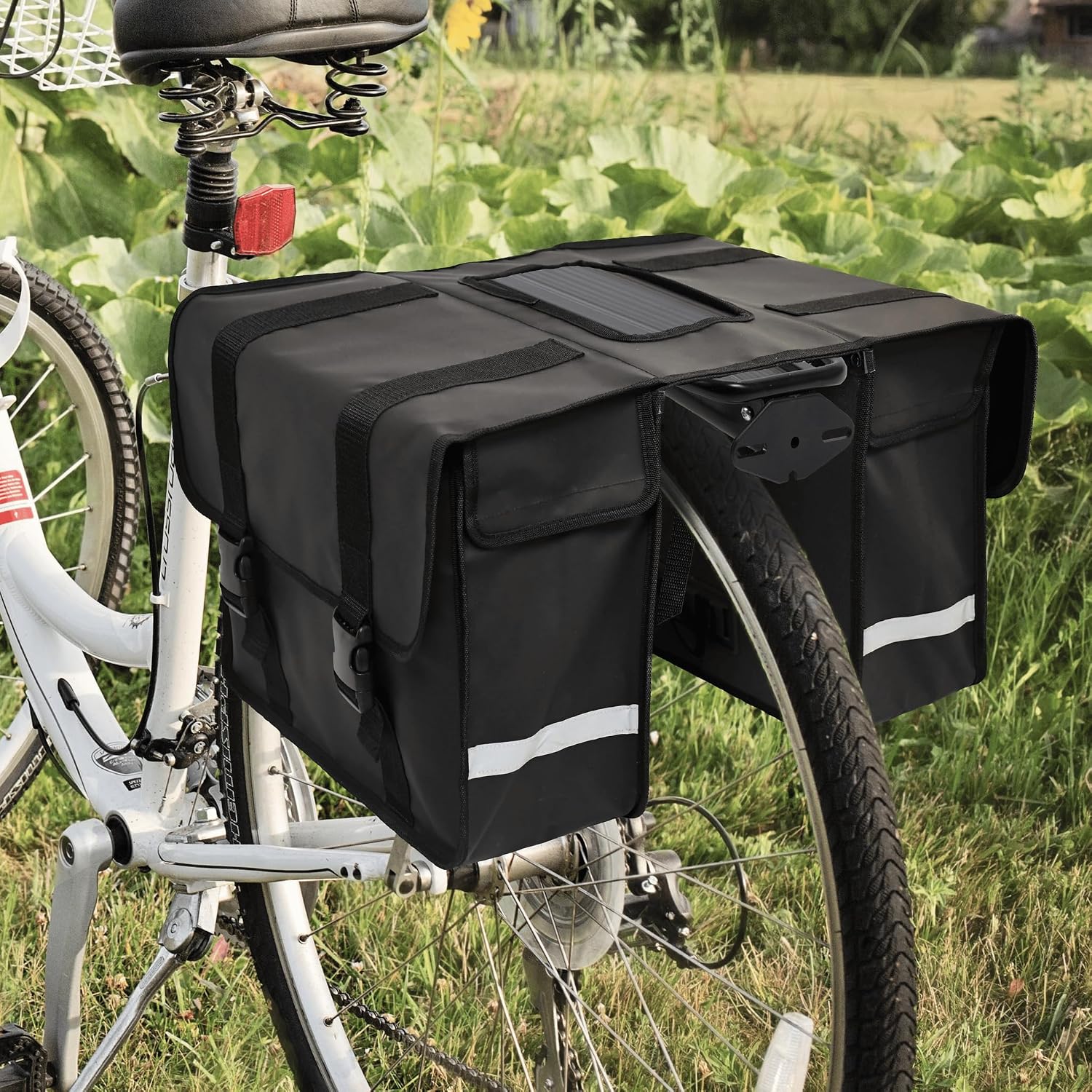 Twin-Load™ Dubbele Fietstas 40L – 100% Waterdicht met Reflectie