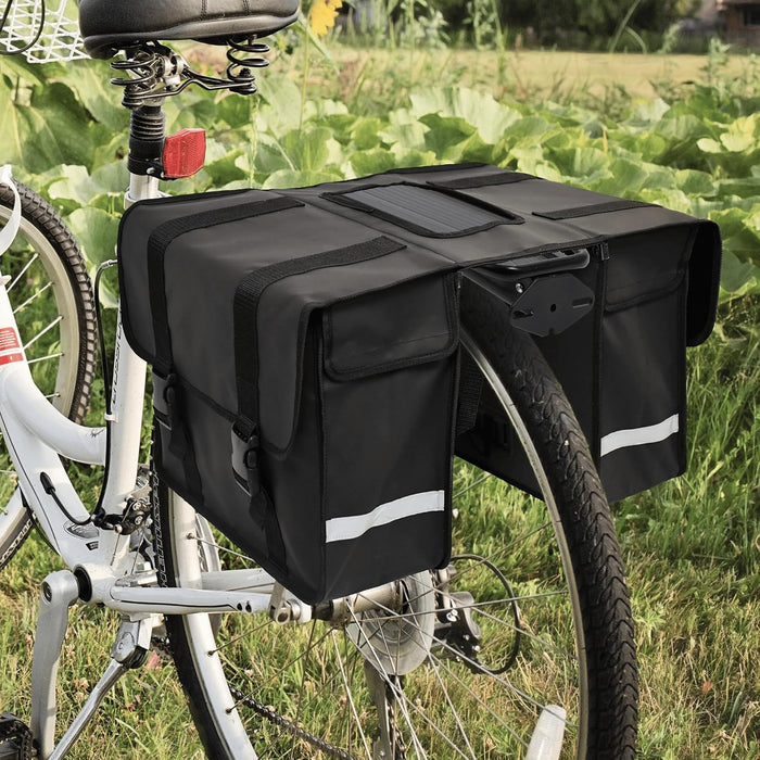 Twin-Load™ Dubbele Fietstas 40L – 100% Waterdicht met Reflectie
