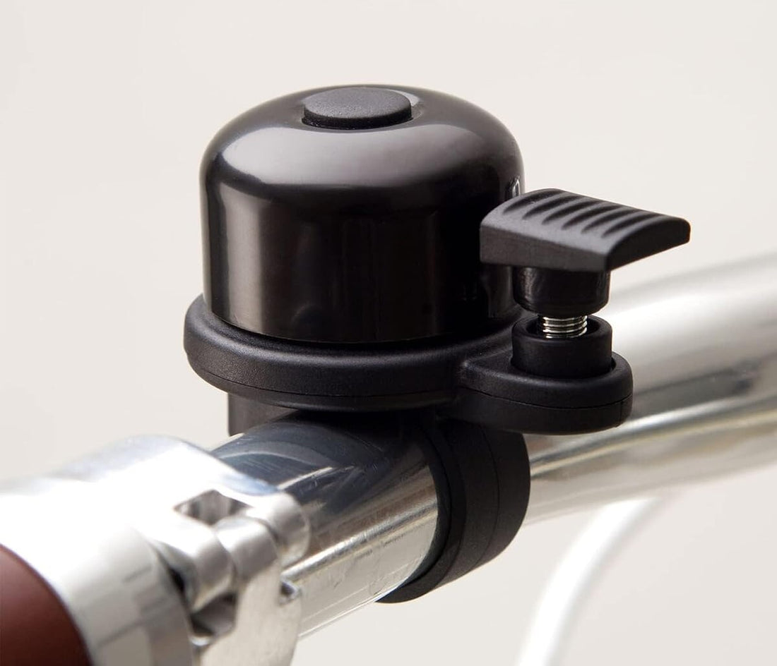 Bell-Trace fietsbel gemonteerd op een 22 mm fietsstuur