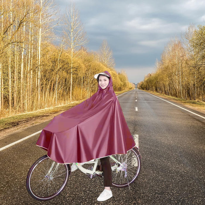 Fietsen in de regen met de Rain-Shell poncho