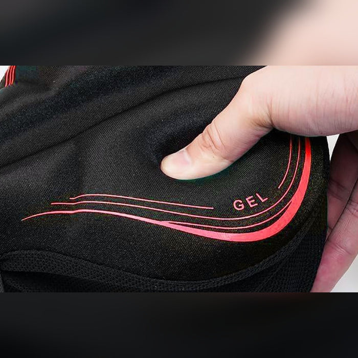 Gel en memory foam veren mee onder druk van een hand